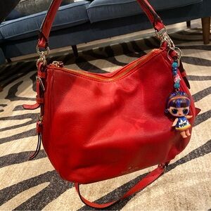 Bag, Sweetheart Cherry Bomb Red Leather